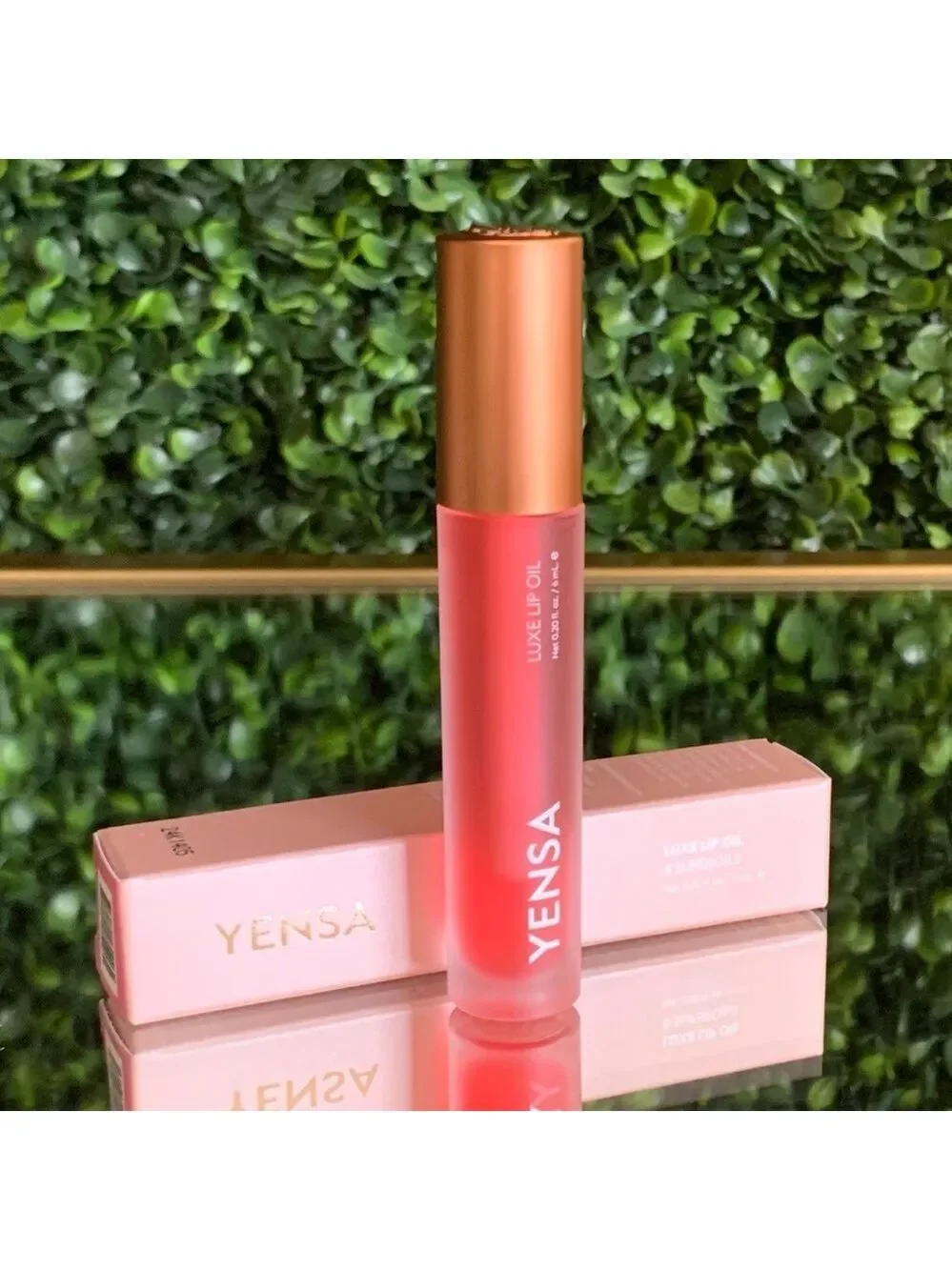 Yensa PINK SHINE Luxe Lip Oil | NEW | Luxe Lip Nourishing Oil Hyaluronic
